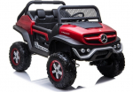 Mercedes Unimog Laste Elektriauto Punane