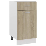 Alumine kapp, sonoma tamm, 40 x 46 x 81,5 cm, puitlaastplaat