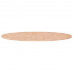 &Uuml;mmargune lauaplaat, &oslash;90 x 1,5 cm, t&ouml;&ouml;tlemata tammepuit