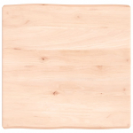 Lauaplaat, 60 x 60 x (2-6) cm, t&auml;ispuit, naturaalsed servad