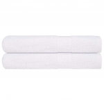 Saunar&auml;tikud 2 tk, valge, 80x200 cm, 360 gsm, 100% puuvill