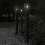 &Otilde;ue lambipost, must, 110 cm, roostevaba teras