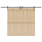 Liugukse tarvikute komplekt 305 cm terasest, must