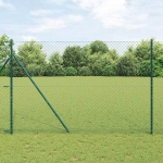 Ahela link aed postidega roheline 1.6 x 10 m teras