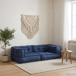 Mooduldiivan 3 pcs Indigo 140 x 70 x 36 cm kangas