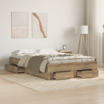Voodi koos sahtlitega artisan tamme 120x190 cm inseneritooted