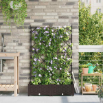 Aia istutuspott 2 tk pruun 80 x 40 x 125,5 cm teras