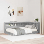 Riiulitega voodipeats hall sonoma 120 cm tehispuit