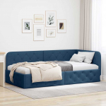 Nurga voodiraam Sinine 100 x 200 cm kangas