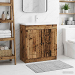 Vannitoa all oleva kraani kapp Vana puit 56 x 37,5 x 81 cm