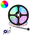 LED Ribad 12 pcs Must ja l&auml;bipaistev 4700 mm Vask ja plastik