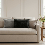 Diivanipadi 2 tk HOUTEN helehall 40 x 60 cm &scaron;en&uuml;&uuml;lfabric
