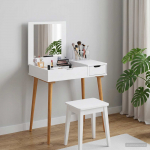 Vidaxl Riietumislaud FAUSKE Valge 76 x 50 x 78 cm