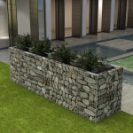Gabioon-taimelava, teras 360 x 90 x 100 cm