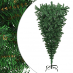 Tagurpidi kunstkuusk alusega, roheline, 210 cm