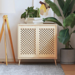 Kapiuksed, v&otilde;rega disain 2 tk, 39,5 x 69 cm, m&auml;nnipuit