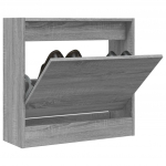 Jalatsikapp, hall sonoma tamm, 60 x 21 x 57 cm, tehispuit