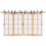 LIUGUKSE TARVIKUTE KOMPLEKT 400 CM TERASEST, MUST