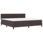 Voodi koos madratsiga tumepunases kangas 200x200 cm