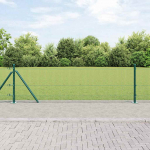 Aed koos postidega roheline 0.5 x 10 m teras