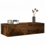 Seinariiul sahtlitega, suitsutatud tamm, 60 x 26,5 x 15 cm