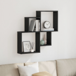 SEINALE KINNITATAV MUST TAMME KAP 80X15X78,5 CM T&Ouml;&Ouml;DELDUD PUIT