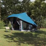 Tipi telk katusega hoiulaekaga Sinine 508 x 470 x 300 cm taft