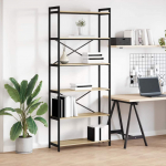 Raamatukapp Sonoma tamm 80 x 30 x 189,5 cm Tehispuit