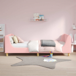 Laste voodiraam peatoega peaga Roosa 90 x 200 cm Lammaste riie