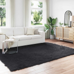 Faux lambanaha vaip tafalla must 200 x 280 cm pol&uuml;ester