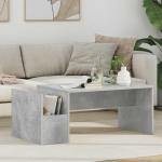 Kohvilaud betoonhall 90 x 45 x 35 cm tehispuit