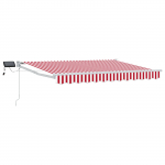 K&auml;sitsi juhitav varikatus koos LED-idega 3 x 2,5 m