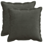 Diivanipadi 2 tk HOUTEN antratsiit 35 x 35 cm manchester