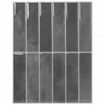 Ristk&uuml;likukujuline Plaat 20 pcs Hall 29 x 23 x 0,08 cm