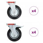 8 tk p&ouml;&ouml;rlevad rattad 200 mm