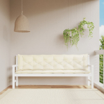 Aiapingi istmepadjad 2tk, kreemvalge, 200x50x7cm, oxford-kangas