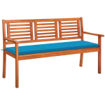 3-kohaline aiapink padjaga 150 cm, eukal&uuml;ptipuit