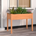 Voodriga taimelava, pruun, 118 x 59 x 76 cm, nulupuit