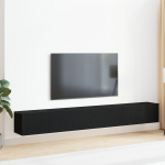 3-OSALINE TV-KAPI KOMPLEKT MUST TEHISPUIT