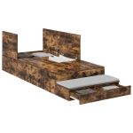 Ladustamisvoodi raam suitsutatud tamme 90x190 cm