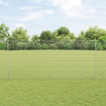 Keevitatud traadi aed koos 44 u-postiga h&otilde;be 1.4x50 m teras