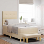 Karbi vedrumadrats madratsiga peaga cream 90 x 190 cm kangas