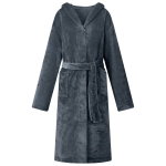 Hommikumantel kapuutsiga tumesinine xxxl flanell