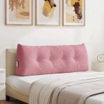 Seljatugi padi roosa 120 x 24 x 50 cm samet