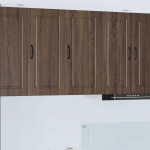 K&ouml;&ouml;gikapp riiuliga uksega pruun tamme 40 x 31 x 80 cm tehispuit