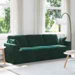 Diivan Tume rohelise 228 x 78 x 80 cm Samet