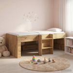 Laste k&otilde;rge voodi raam 2 pcs Artisan tamm 98.5 x 200 cm