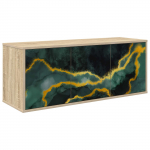 Seinale paigaldatav TV kapp WIJHE 102 x 33 x 40 cm Sonoma tamm