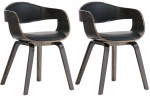 2-osaline toolide komplekt Kingston tehisnahk, must/hall