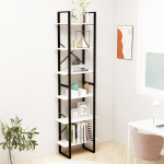Hoiuriiulid 2 tk, valge 60x30x210 cm m&auml;nnipuit